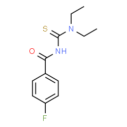 N-[(diethylamino)carbonothioyl]-4-fluorobenzamide structure