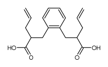 1,2-Bis-[2-carboxy-penten-(4)-yl]-benzol结构式