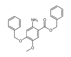 benzyl 2-amino-5-methoxy-4-phenylmethoxybenzoate Structure