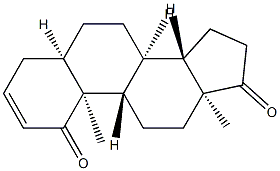 5β-Androst-2-ene-1,17-dione结构式