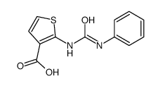 2-(phenylcarbamoylamino)thiophene-3-carboxylic acid Structure