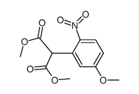 dimethyl 2-(5-methoxy-2-nitrophenyl)malonate Structure