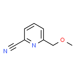 2-Pyridinecarbonitrile,6-(methoxymethyl)-(9CI) structure