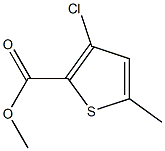 3-Chloro-5-methyl-thiophene-2-carboxylic acid methyl ester Structure