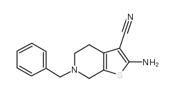 2-氨基-6-苄基-4,5,6,7-四氢-噻吩并-[2,3-c]吡啶-3-甲腈图片