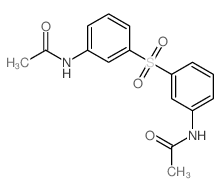 Acetamide,N,N'-(sulfonyldi-3,1-phenylene)bis- (9CI)结构式