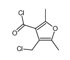 3-Furancarbonyl chloride, 4-(chloromethyl)-2,5-dimethyl- (9CI) Structure