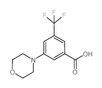 3-Morpholin-4-yl-5-trifluoromethyl-benzoic acid picture