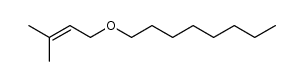 2-methyl-4-(octyloxy)but-2-ene Structure