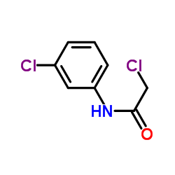 2-Chloro-N-(3-chlorophenyl)acetamide Structure