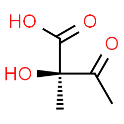 Butanoic acid, 2-hydroxy-2-methyl-3-oxo-, (R)- (9CI) Structure