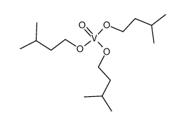 tris(3-methylbutan-1-olato)oxovanadium Structure