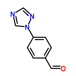4-(1H-1,2,4-三唑-1-基)苯甲醛结构式