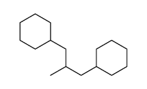 1,3-Dicyclohexyl-2-methylpropane结构式