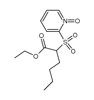 2-((1-ethoxy-1-oxohexan-2-yl)sulfonyl)pyridine 1-oxide Structure