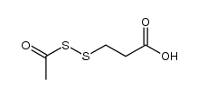 3-(Acetyldithio)-propionsaeure Structure