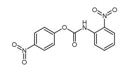 (2-nitro-phenyl)-carbamic acid-(4-nitro-phenyl ester)结构式