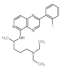 1,4-Pentanediamine,N4-[2-(2-chlorophenyl)pyrido[3,4-b]pyrazin-5-yl]-N1,N1-diethyl- picture