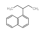 Naphthalene,1-(1-ethylpropyl)- structure
