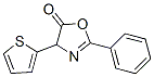 5(4H)-Oxazolone,2-phenyl-4-(2-thienyl)- Structure