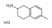 (6-methyl-1,2,3,4-tetrahydronaphthalen-2-yl)azanium,chloride结构式