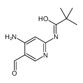 N-(4-amino-5-formylpyridin-2-yl)pivalamide Structure