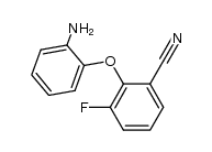 1-(2-aminophenoxy)-2-cyano-6-fluorobenzene Structure