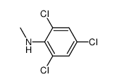 2,4,6-trichloro-N-methyl-aniline结构式