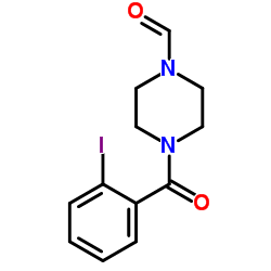 4-(2-Iodobenzoyl)-1-piperazinecarbaldehyde Structure