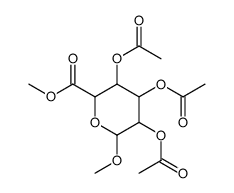 methyl 3,4,5-triacetyloxy-6-methoxyoxane-2-carboxylate Structure