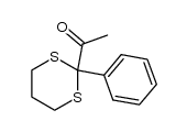 2-acetyl-2-phenyl-1,3-dithiane结构式