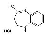 4,5-Dihydro-1H-benzo[b][1,4]diazepin-2(3H)-one hydrochloride结构式