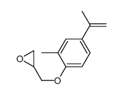2-[(2-methyl-4-prop-1-en-2-ylphenoxy)methyl]oxirane Structure