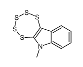 6-methylpentathiepino[6,7-b]indole结构式