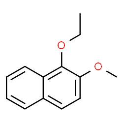 Naphthalene, 1-ethoxy-2-methoxy- (9CI) Structure
