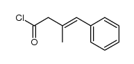 Cloruro dell'acido trans-3-metil-4-fenil-3-butenoico结构式