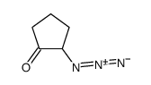 2-azidocyclopentan-1-one Structure
