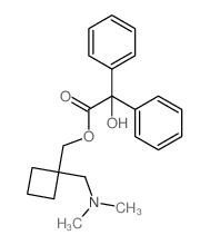 Benzeneacetic acid, a-hydroxy-a-phenyl-,[1-[(dimethylamino)methyl]cyclobutyl]methyl ester picture