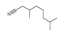 3,7-二甲基辛腈结构式