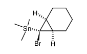 syn-7-bromo-anti-7-(trimethylstannyl)bicyclo[4.1.0]heptane Structure