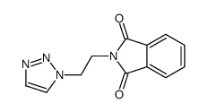 2-(2-(1H-1,2,3-TRIAZOL-1-YL)ETHYL)ISOINDOLINE-1,3-DIONE结构式