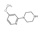 1-(4-METHOXY-PYRIDIN-2-YL)-PIPERAZINE structure