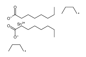 dibutylbis(octanoyloxy)stannane结构式