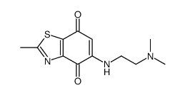 5-[2-(dimethylamino)ethylamino]-2-methyl-1,3-benzothiazole-4,7-dione Structure