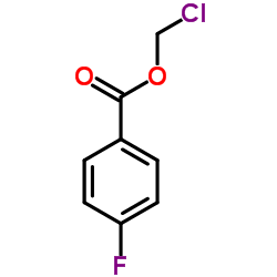 Chloromethyl 4-fluorobenzoate结构式