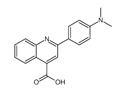 2-(4-dimethylamino-phenyl)-quinoline-4-carboxylic acid Structure