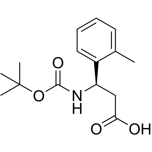 (R)-3-((TERT-BUTOXYCARBONYL)AMINO)-3-(O-TOLYL)PROPANOIC ACID picture