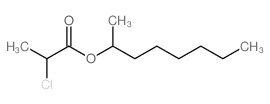 Octan-2-yl 2-chloropropanoate结构式