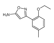 5-Isoxazolamine,3-(2-ethoxy-5-methylphenyl)-(9CI)结构式
