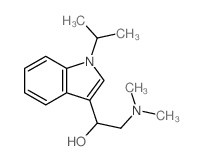 alpha-((Dimethylamino)methyl)-1-isopropylindole-3-methanol Structure